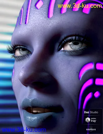 3D打印模型GP Character Eyes for Genesis 8的图片