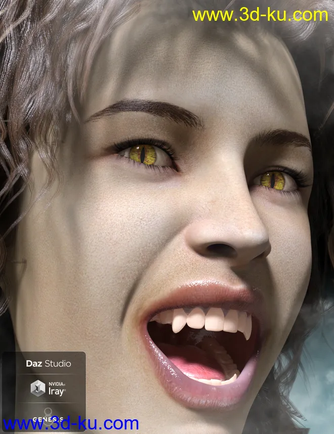 GP Character Eyes for Genesis 8模型的图片4