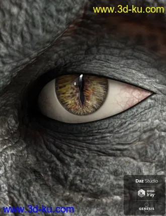 3D打印模型GP Character Eyes for Genesis 8的图片
