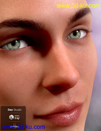 3D打印模型GP Character Eyes for Genesis 8的图片