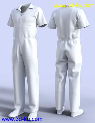 3D打印模型H&C Prisoner Clothing B for Genesis 3 Male(s)的图片