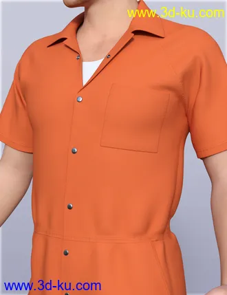 3D打印模型H&C Prisoner Clothing B for Genesis 3 Male(s)的图片