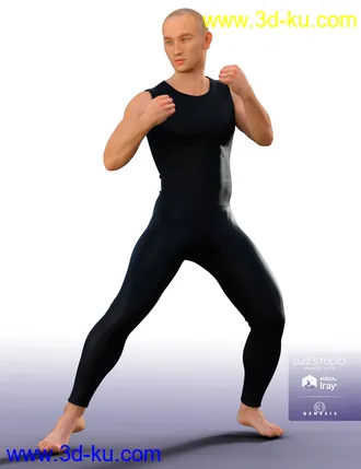 3D打印模型H&C Rash Guard Outfit for Genesis 3 Male的图片