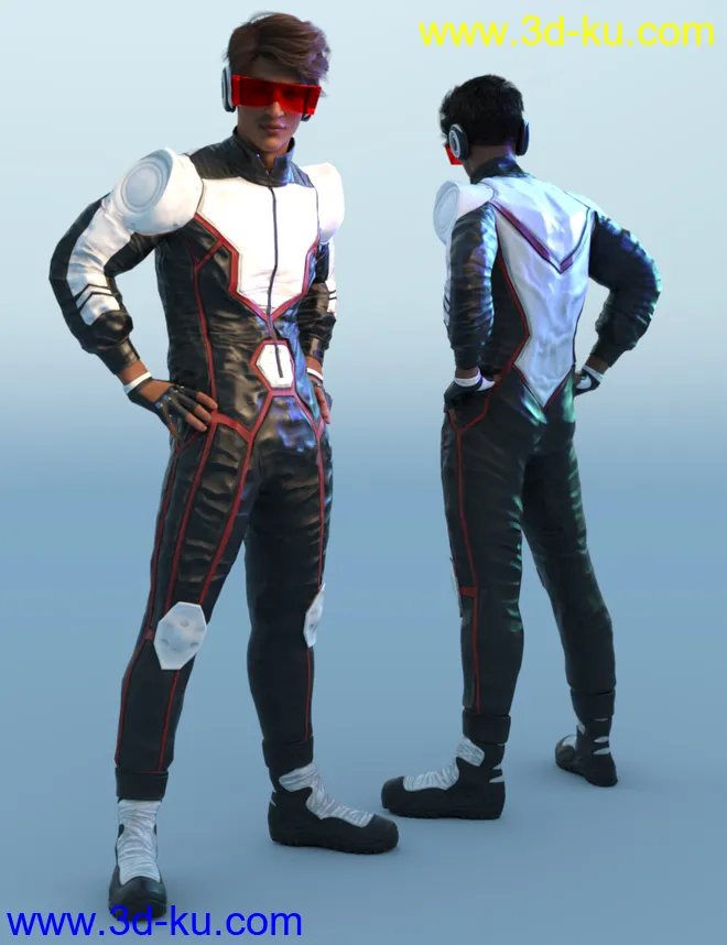H-Suit for Genesis 8 Male(s)模型的图片2