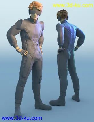 3D打印模型H-Suit for Genesis 8 Male(s)的图片