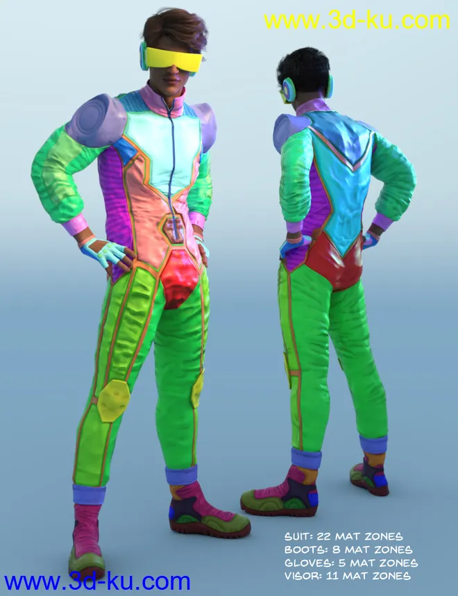 H-Suit for Genesis 8 Male(s)模型的图片4
