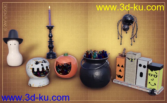 Halloween Whimsey Props模型的图片5