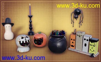 3D打印模型Halloween Whimsey Props的图片