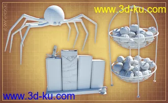 3D打印模型Halloween Whimsey Props的图片