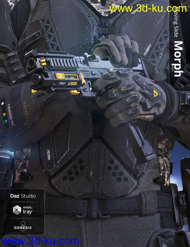 Harbinger Machine Pistol模型的图片4