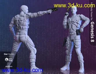 3D打印模型Harbinger Machine Pistol的图片