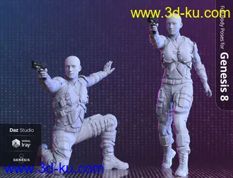 3D打印模型Harbinger Machine Pistol的图片