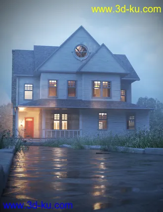 3D打印模型Harwood House的图片