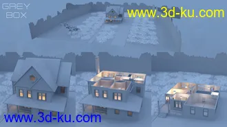 3D打印模型Harwood House的图片