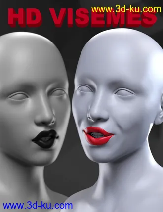 3D打印模型HD Visemes for Genesis 8 Female的图片