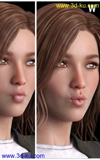 3D打印模型HD Visemes for Genesis 8 Female的图片