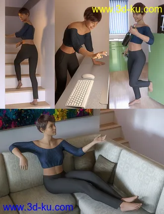 3D打印模型Hearth & Home Genesis 8 Female的图片