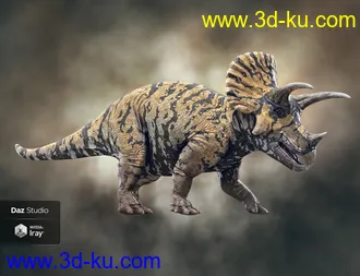 3D打印模型HH Triceratops的图片