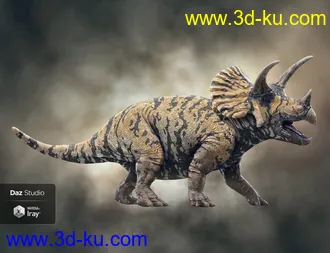 3D打印模型HH Triceratops的图片