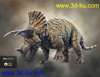 3D打印模型HH Triceratops的图片