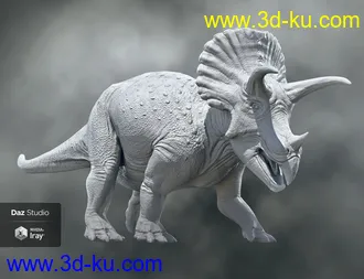 3D打印模型HH Triceratops的图片