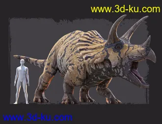 3D打印模型HH Triceratops的图片