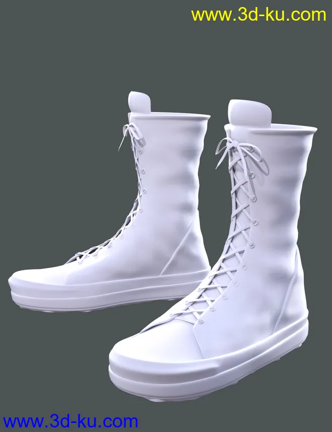 High Top Sneaker for Genesis 8 Female(s)模型的图片4