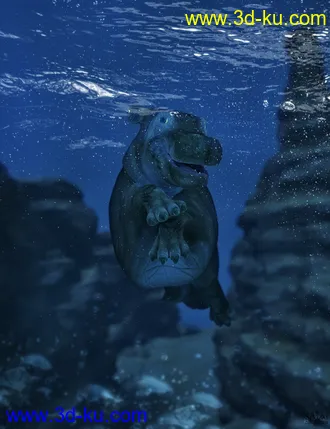 3D打印模型Hippopotamus by AM的图片