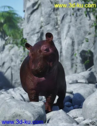 3D打印模型Hippopotamus by AM的图片