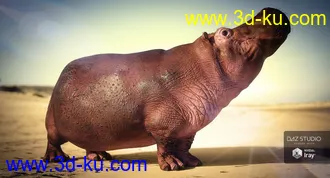 3D打印模型Hippopotamus by AM的图片