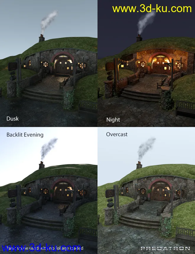 Hog and Barrel Pub Exterior模型的图片5