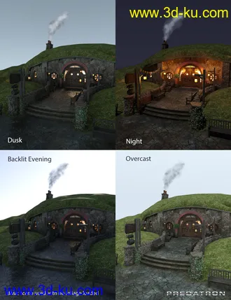 3D打印模型Hog and Barrel Pub Exterior的图片