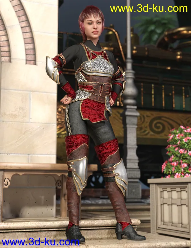 Hounds Guard Outfit for Genesis 8 Female(s)模型的图片1