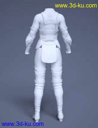 3D打印模型Hounds Guard Outfit for Genesis 8 Female(s)的图片