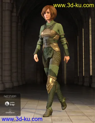 3D打印模型Hounds Guard Outfit Textures的图片