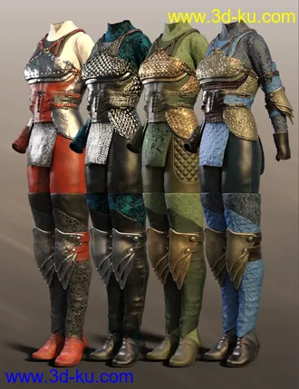 3D打印模型Hounds Guard Outfit Textures的图片