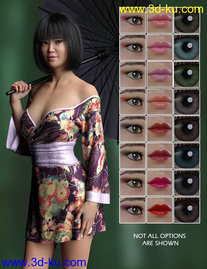 HP Zhi Ruo and Parasol for Mei Lin 8模型的图片5