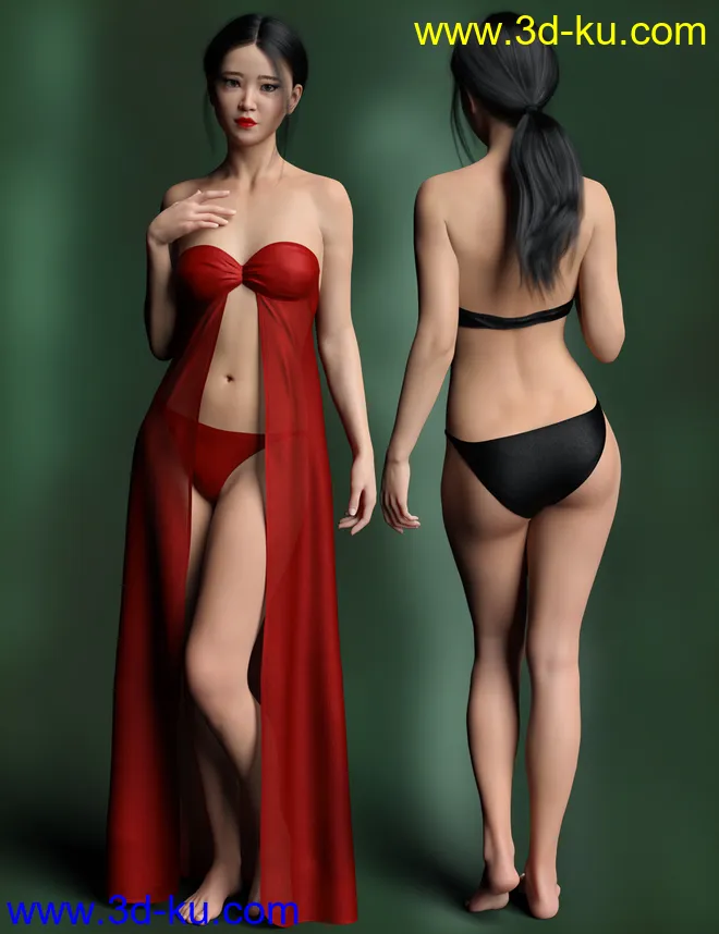 HP Zhi Ruo and Parasol for Mei Lin 8模型的图片6