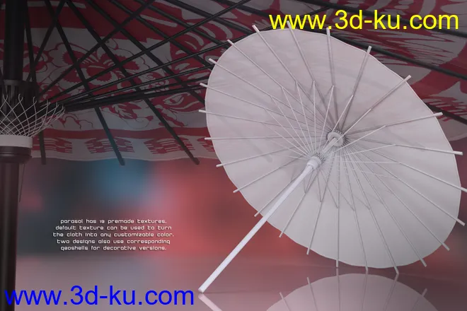 HP Zhi Ruo and Parasol for Mei Lin 8模型的图片9