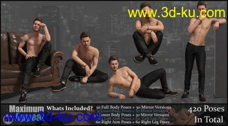 3D打印模型i3D Max Appeal For Genesis 8 Male的图片