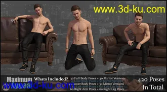 3D打印模型i3D Max Appeal For Genesis 8 Male的图片