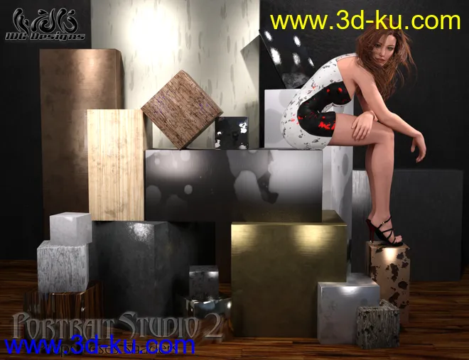 IDG Portrait Studio 2 Props, Poses, and Shaders模型的图片8
