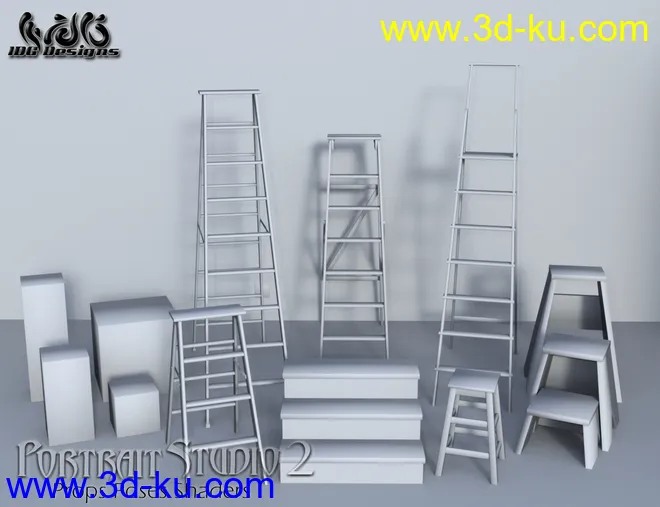 IDG Portrait Studio 2 Props, Poses, and Shaders模型的图片9