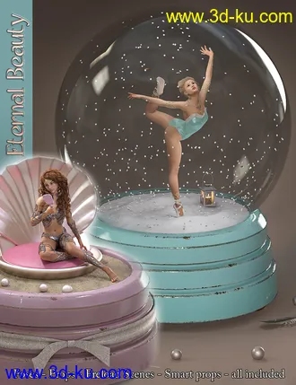 3D打印模型iG Eternal Beauty Props and Poses for Genesis 8 Female的图片