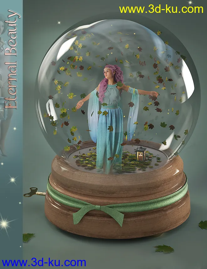 iG Eternal Beauty Props and Poses for Genesis 8 Female模型的图片2