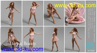 3D打印模型iG Eternal Beauty Props and Poses for Genesis 8 Female的图片