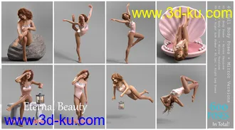 3D打印模型iG Eternal Beauty Props and Poses for Genesis 8 Female的图片