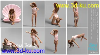 3D打印模型iG Eternal Beauty Props and Poses for Genesis 8 Female的图片