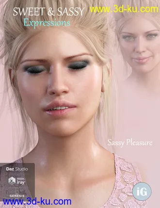 3D打印模型iG Sweet & Sassy Expressions for Genesis 8 Female(s)的图片