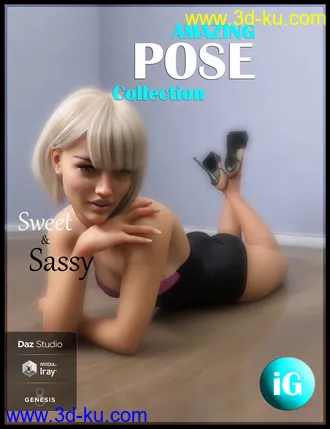 3D打印模型iG Sweet & Sassy Pose Collection for Genesis 8 Female(s)的图片